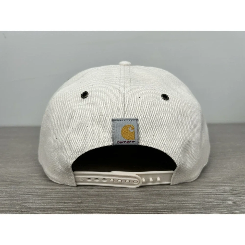 Carhartt 47 Hitch Kansas City Royals Cap Adjustable Hat White Corduroy Visor
